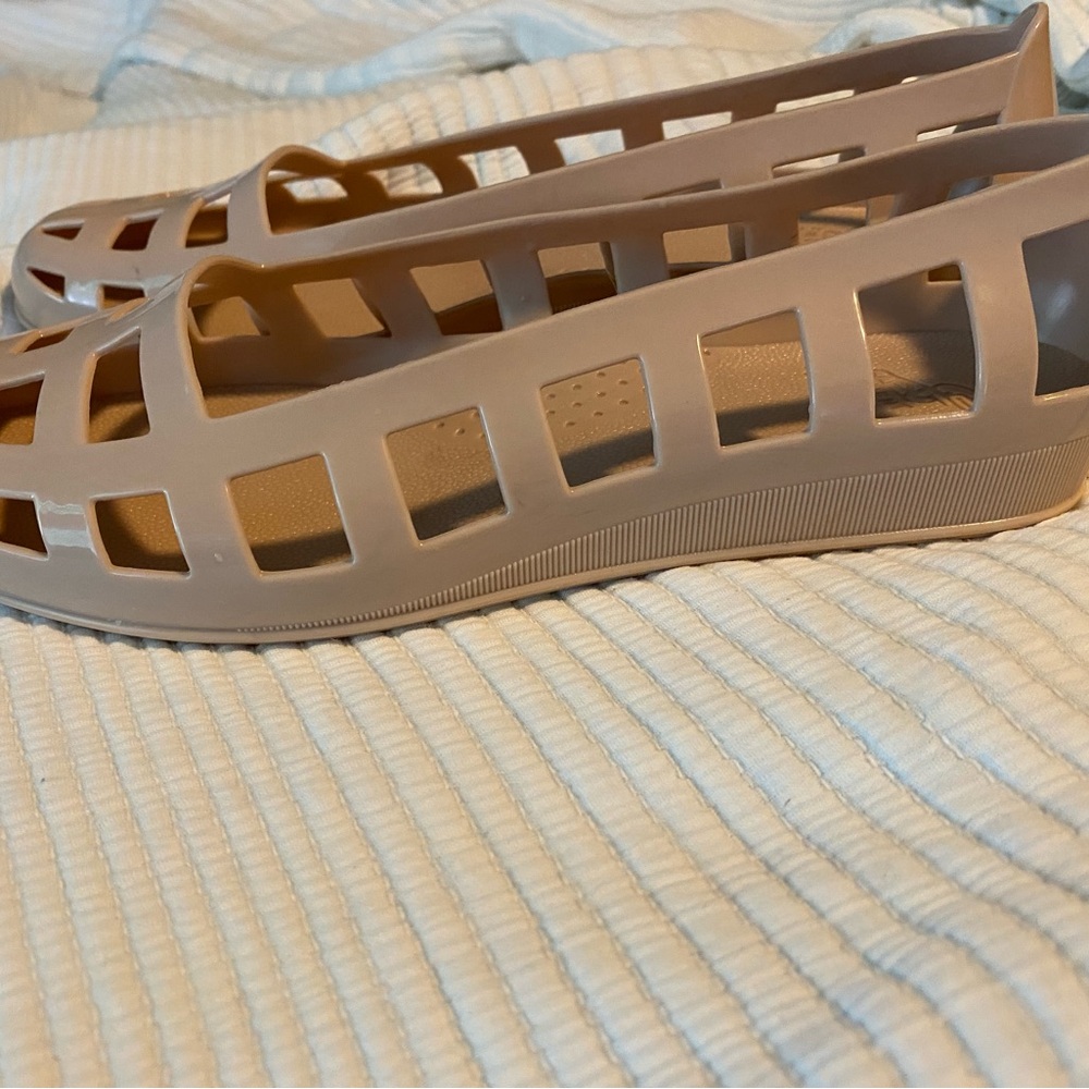 Ancient Greek Sandals Elli Blush Jelly Flats - Picture 12 of 14